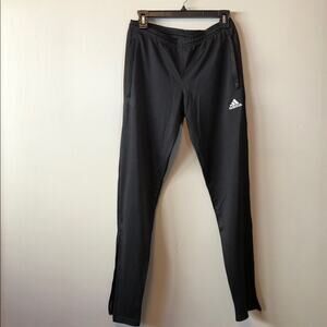 Adidas NWT athletic pants black and white athleisure workout lounge